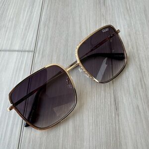 Quay Australia Large Square Sunglasses - Real One